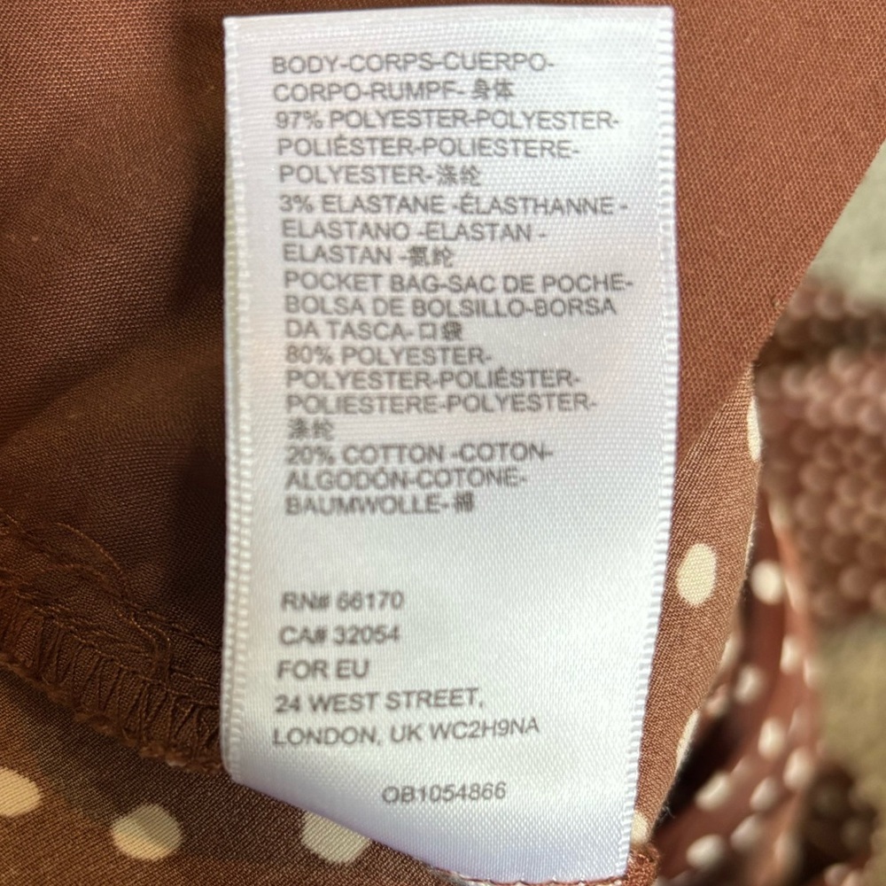 Urban Outfitters Olympia Printed Wide Leg Pant - Picture 7 of 8